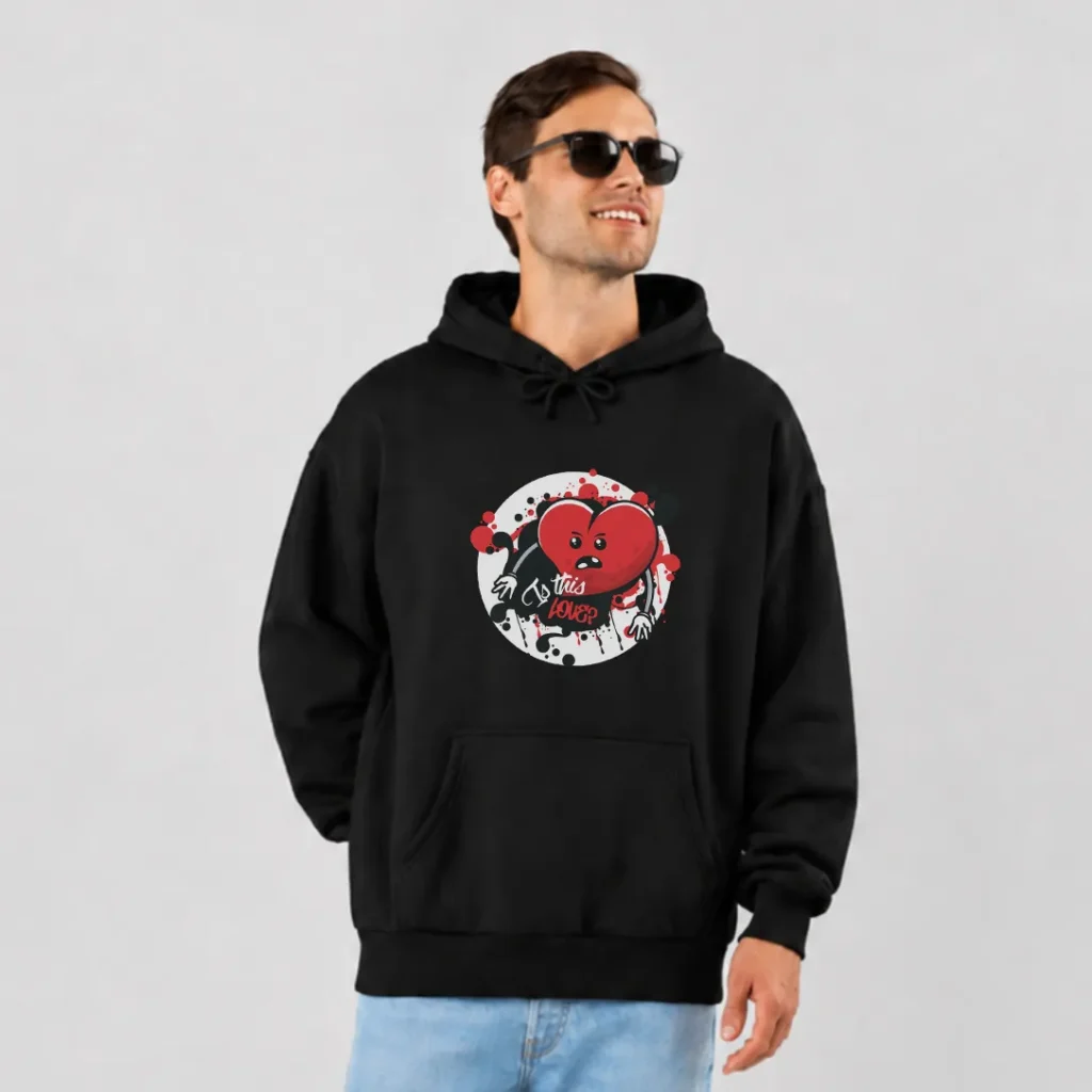 هودی قلب کارتونی طرح Is This Love کد 10585