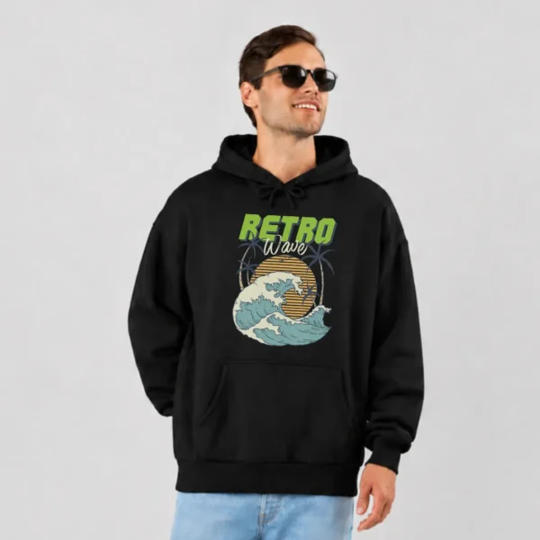 هودی رترو طرح Retro Wave ژاپنی کد 16943