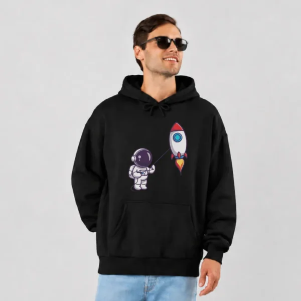 هودی فضانورد طرح موشک کیوت (Cute Astronaut) کد 19202