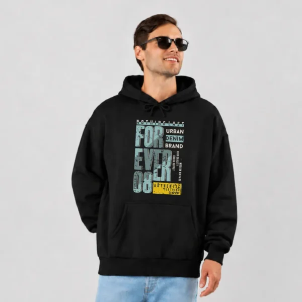 هودی خیابانی طرح Forever Urban Denim Brand کد 19280