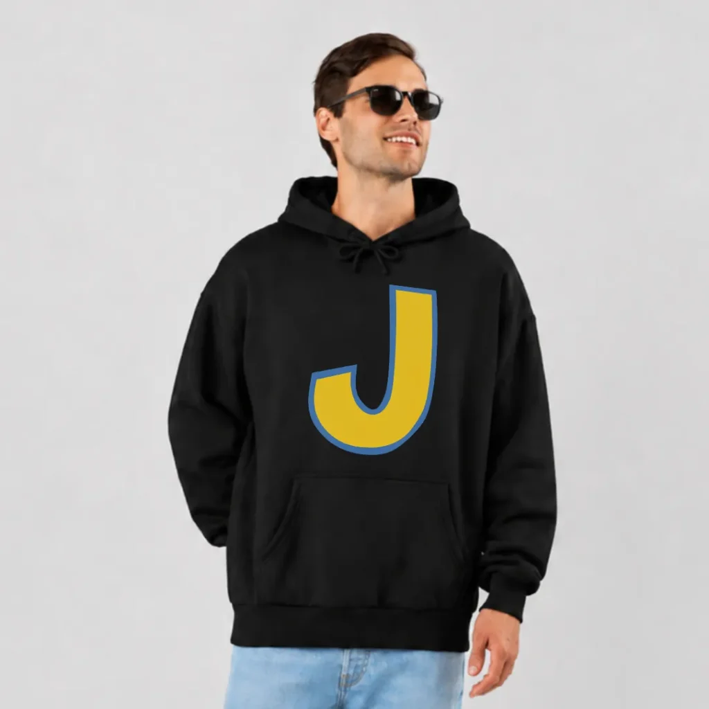 هودی تایپوگرافی حرف J کد 22019
