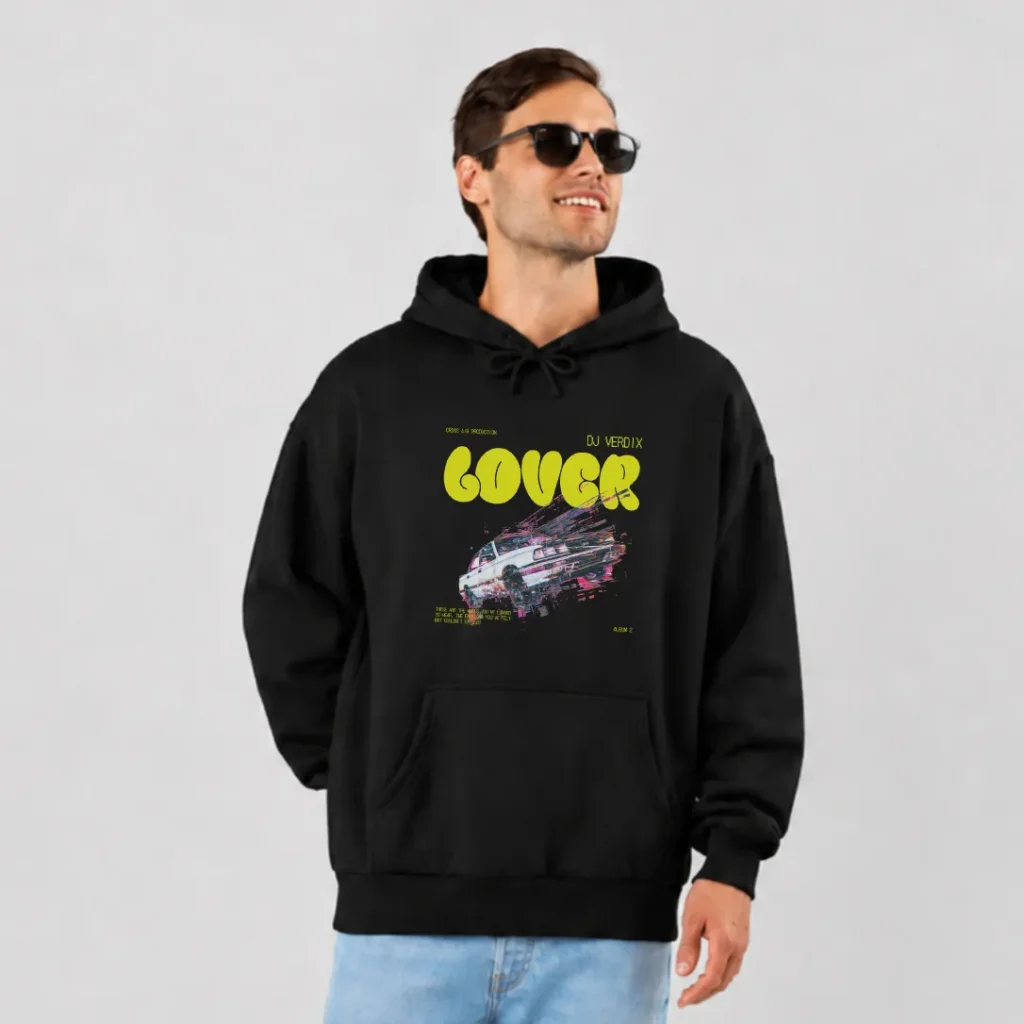 هودی بازگشت به آینده طرح Louder DeLorean کد 23281