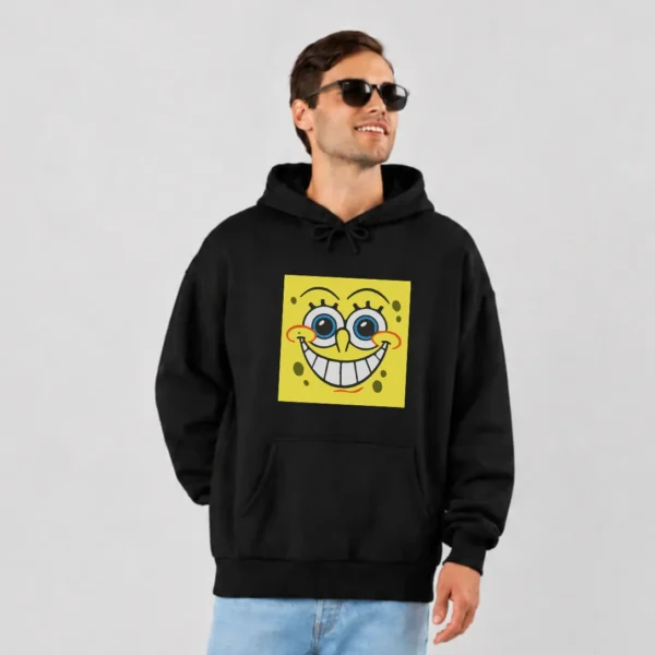 هودی باب اسفنجی طرح صورت خندان (SpongeBob) کد 3082