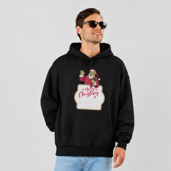 هودی کریسمس طرح بابانوئل و نوشته Merry Christmas کد 6043