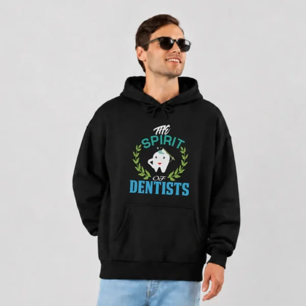 هودی دندان کارتونی نوشته The Spirit of Dentists کد 6897