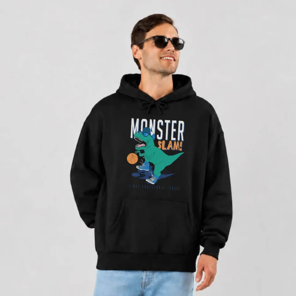 هودی بسکتبال طرح دایناسور Monster Slam کد 7315