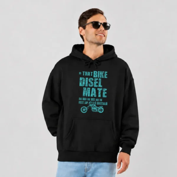 هودی موتورسواری طرح Bike Diesel Mate کد 7658