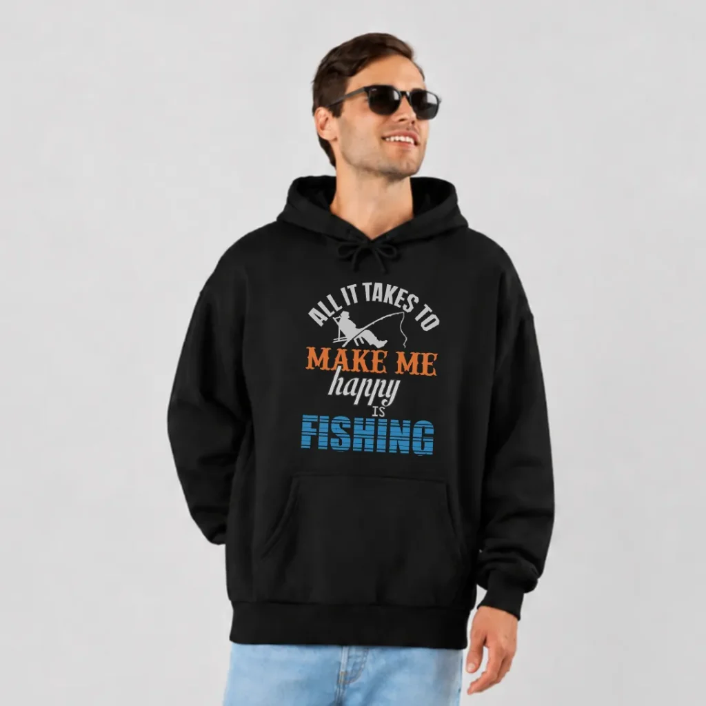 هودی طرح ماهیگیری (Happy Is Fishing) کد 8221