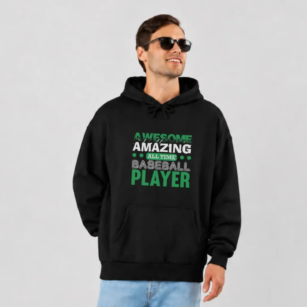 هودی بیسبال طرح Awesome Amazing Baseball Player کد 8223