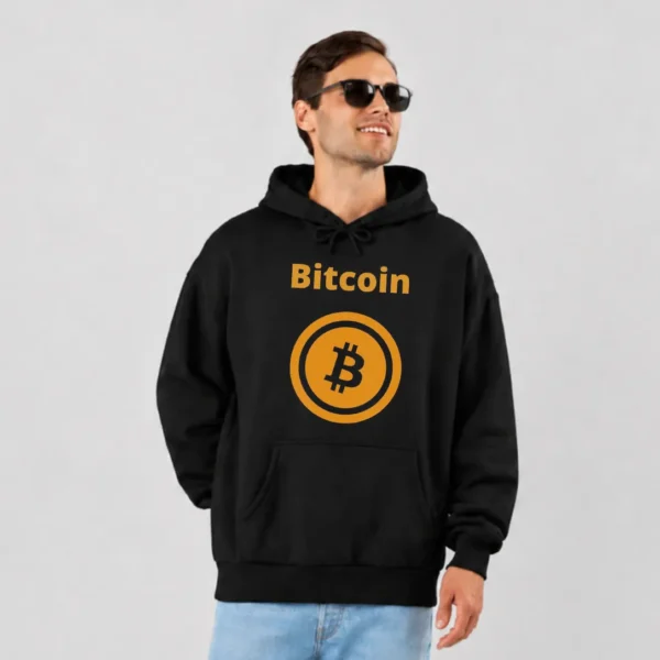 هودی بیت‌کوین طرح لوگوی ارز دیجیتال (Bitcoin) کد po1626