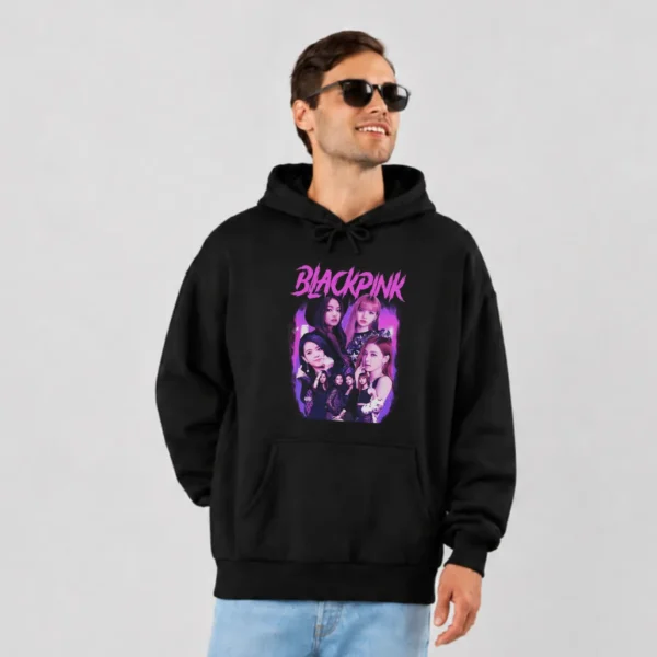 هودی بلک‌پینک طرح اعضای گروه (BLACKPINK) کد po2059