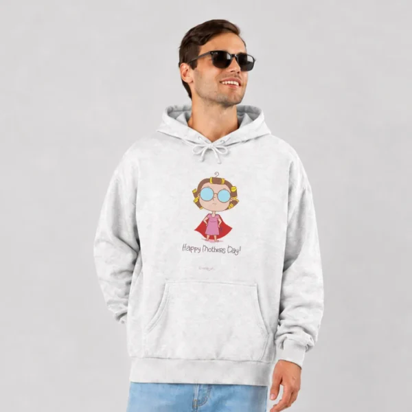 هودی روز مادر طرح Happy Mother's Day کارتونی کد po2125
