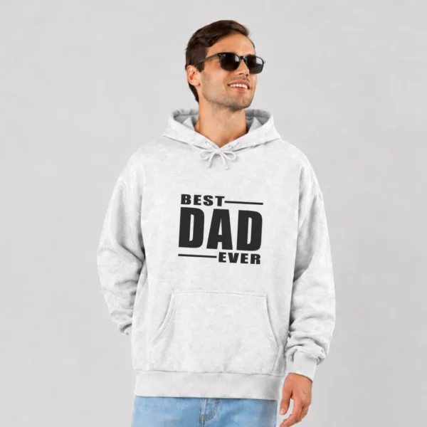 هودی پدر طرح Best Dad Ever کد po2366