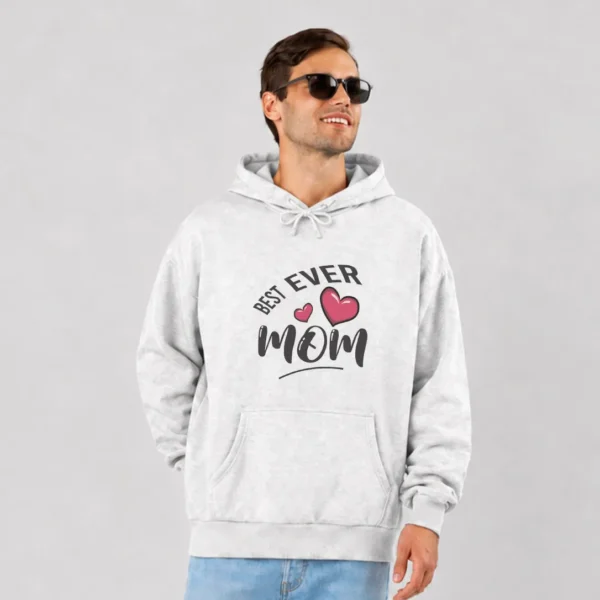 هودی مادر طرح Best Ever Mom با قلب کد po2719