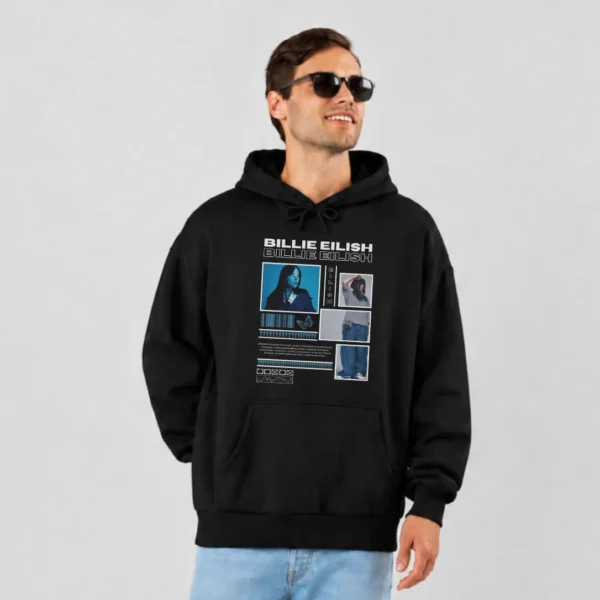هودی بیلی آیلیش طرح پوستر گرافیکی (Billie Eilish) کد po4114