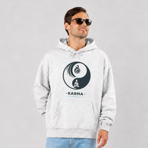 هودی کارما طرح یین یانگ و مدیتیشن (Karma) کد po425