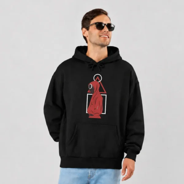 هودی بازی مرکب طرح نگهبان قرمز (Squid Game) کد po4313
