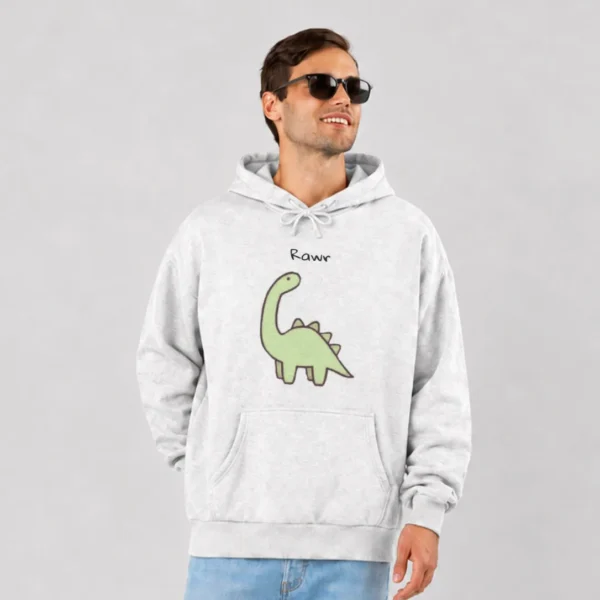 هودی دایناسور کارتونی طرح راور (Rawr) کد po4969