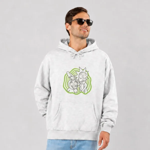 هودی ریک و مورتی طرح کارتونی (Rick and Morty) کد po5656