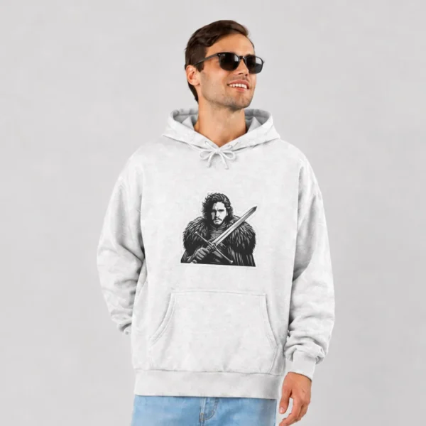 هودی گیم آو ترونز طرح جان اسنو (Jon Snow) کد po5954