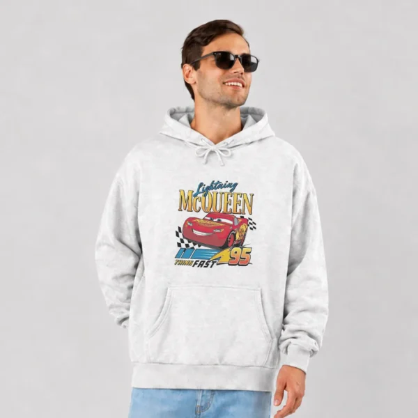 هودی لایتنینگ مک‌کوئین طرح مسابقه‌ای (Lightning McQueen) کد po602