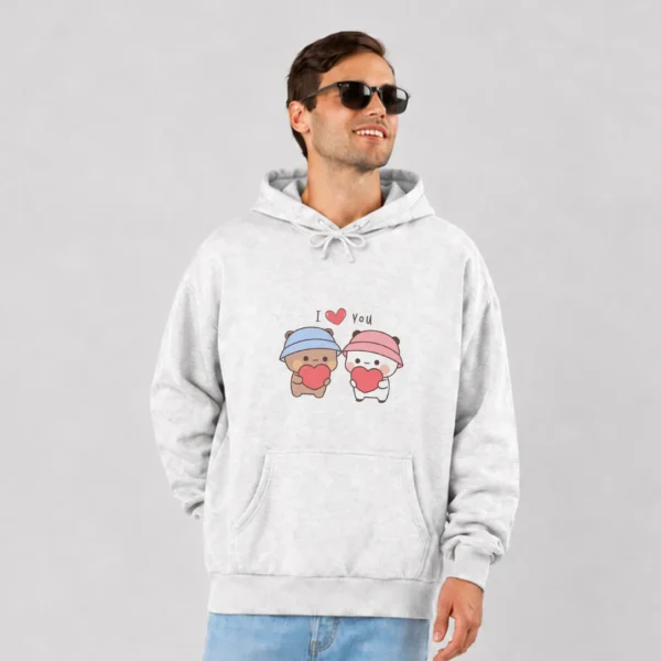 هودی خرس‌های کارتونی طرح قلب عاشقانه کد po6062