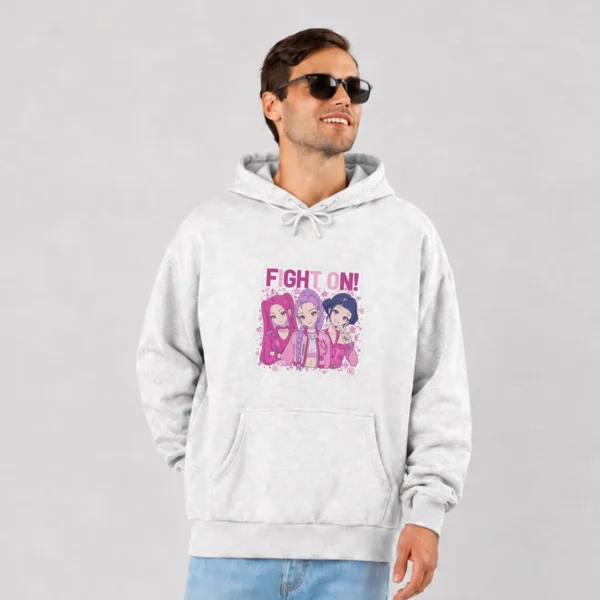 هودی کی‌پاپ دیمون هانترز طرح گروه فایت آن (Fight On) کد po6598