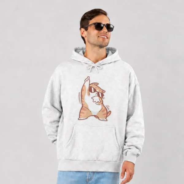 هودی گربه عینکی طرح رقص کد po7047