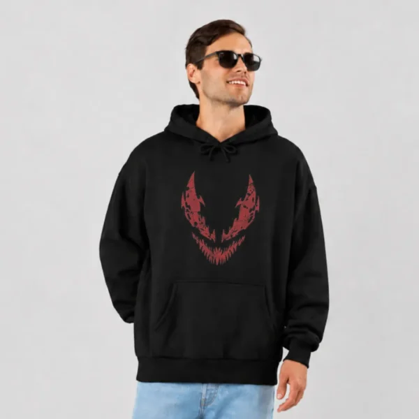 هودی ونوم طرح نماد قرمز دارک (Venom) کد po7657