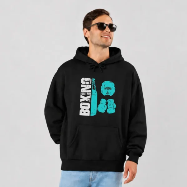 هودی بوکس طرح دستکش و نوشته Boxing کد po858