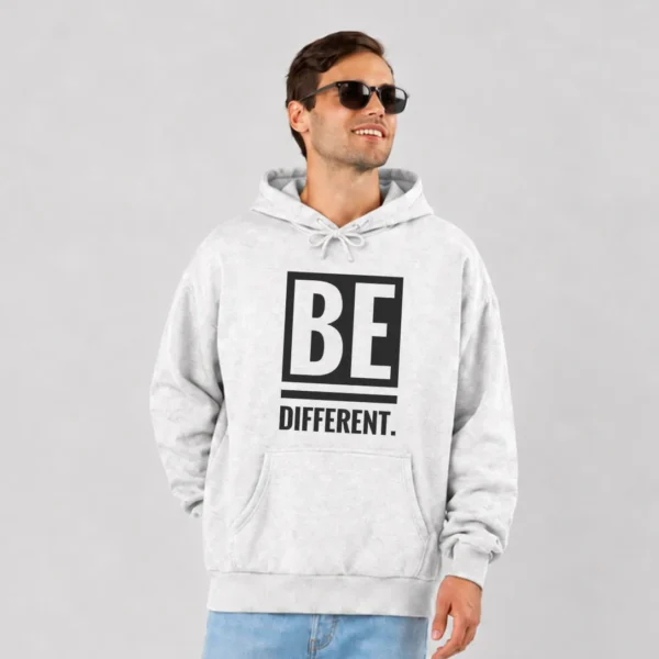 هودی انگیزشی تایپوگرافی Be Different کد po872