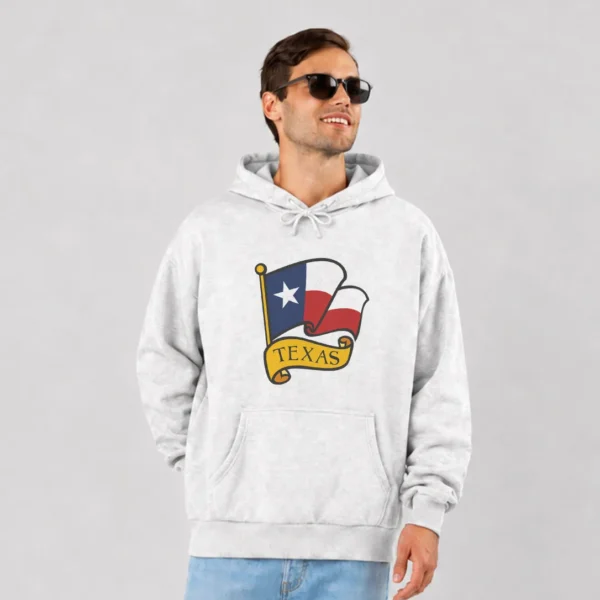 هودی پرچم تگزاس طرح Texas