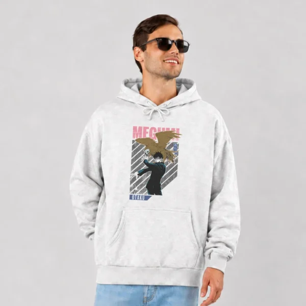 هودی انیمه جوجوتسو کایسن طرح مگومی و عقاب (Megumi Fushiguro) کد 11479