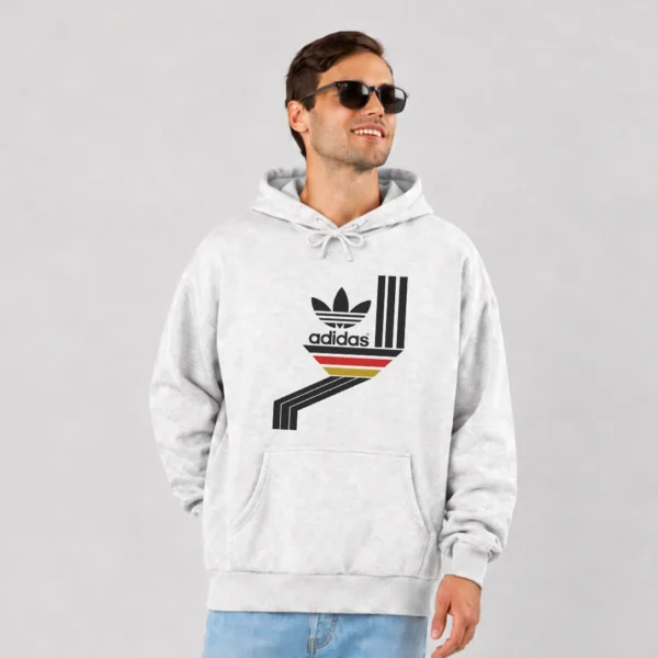 هودی آدیداس طرح لوگوی هندسی رترو (Adidas) کد 12187