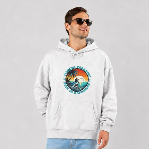 هودی ماهیگیری طرح بهشت ماهیگیری Fishing Paradise کد 12427
