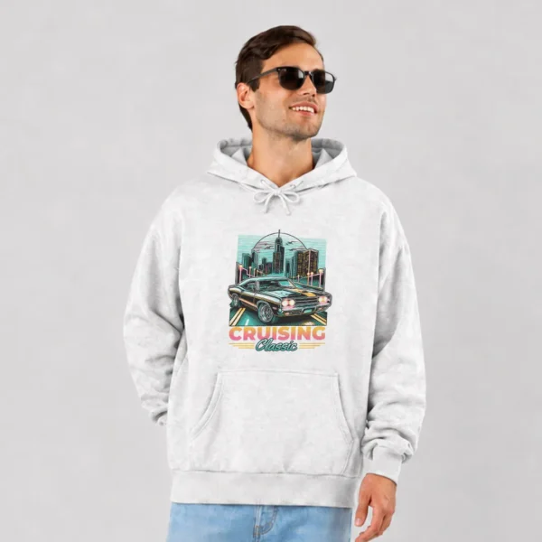 هودی طرح ماشین کلاسیک Cruising Classic کد 14839