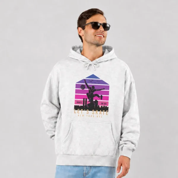 هودی طرح اسکیت Let's Skate New York کد 15406