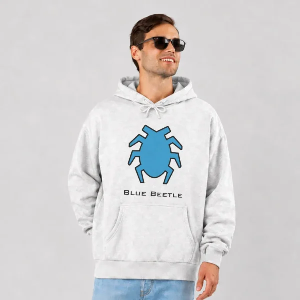 هودی دی‌سی طرح لوگوی بلو بیتل (Blue Beetle)