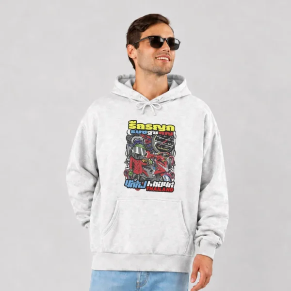 هودی موتورسواری تایلندی طرح موتورسوار و موتور اسپرت کد 17201
