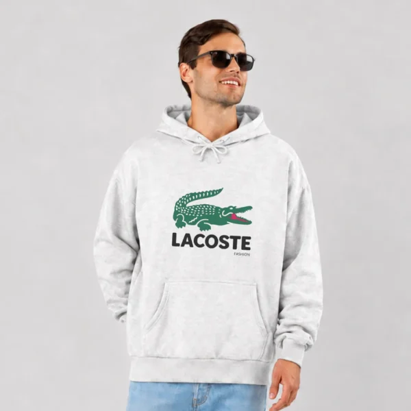هودی لاکوست طرح لوگوی کروکودیل سبز (Lacoste)