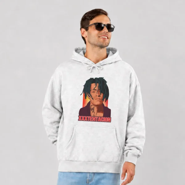هودی طرح پرتره ایکس‌ایکس‌ایکس‌تنتیشن (XXXTENTACION) کد 18684