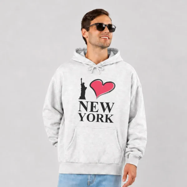 هودی طرح مجسمه آزادی I Love New York کد 20668