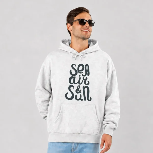 هودی تایپوگرافی Sea Air & Sun کد 20986
