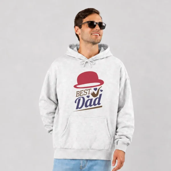 هودی روز پدر طرح تایپوگرافی Best Dad کد 2547