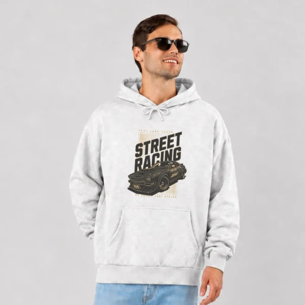 هودی ماشین طرح Street Racing کد 2997