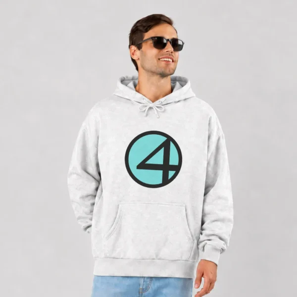 هودی چهار شگفت‌انگیز طرح لوگو (Fantastic Four)
