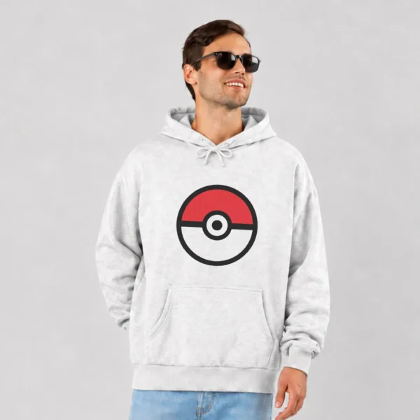 هودی پوکمون طرح پوکبال مینیمال (Poké Ball) کد 4283