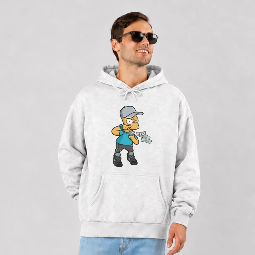 هودی سیمپسون‌ها طرح بارت و پول (Bart Simpson) کد 5495