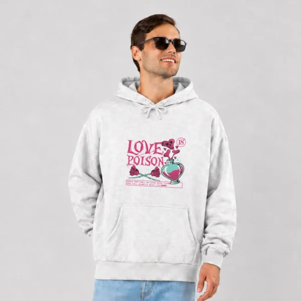 هودی عاشقانه طرح Love Is Poison کد 6387