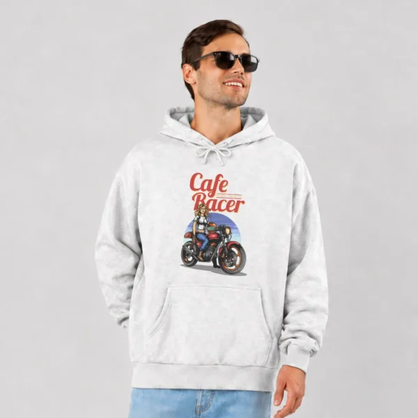 هودی موتور کافه ریسر طرح رترو (Cafe Racer) کد 7444